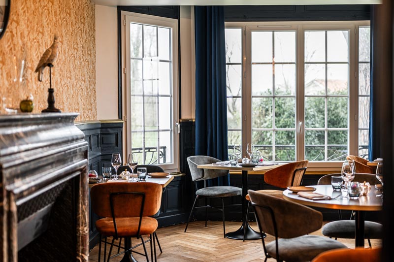 Salle de restaurant villa pomade